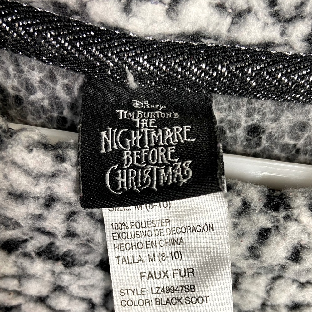 DISNEY’s The Nightmare Before Christmas Fleece Sleep/Top SzM 8-10 - Picture 4 of 5